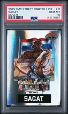 2025 SMC Street Fighter 2 Sagat 11 Silver 106/415 PSA 10 picture