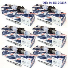 6X Bosch Diesel Fuel Injectors For Dodge Ram 2500 3500 5.9L 0445120238 picture