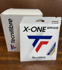 Tecnifibre X-One Biphase set, 1.24mm 17g, Natural, NEW, Authorized Dealer. picture