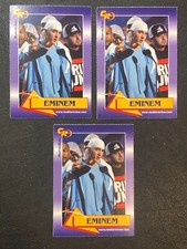 (3)x Eminem Actor Musician 2003 Celebrity Review Magazine #3 Music Trading Cards picture