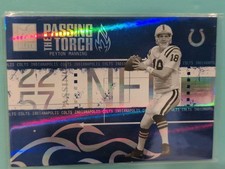 2005 Donruss Elite Peyton Manning Passing The Torch Blue /250 #PT-18 (HOF MINT) picture