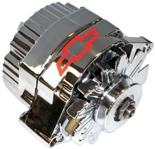 Proform 141-657 100 Amp 10si Chrome Finish 1-Wire Alternator with Internal Re... picture
