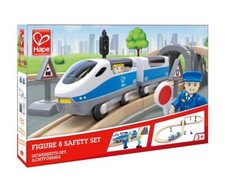 Hape 8-Shaped Rail Set E3729 truck, engine, carriage, tunnel, Signal, PlayFigure picture