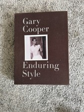 Gary Cooper Enduring Style Hardcover Book  Like New- never opened or read picture