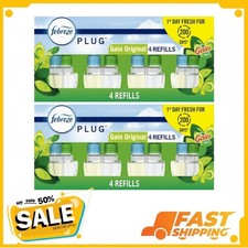 ( 2 Pack ) Febreze Plug In Air Freshener Scented Oil Refill Gain, 4 Count picture