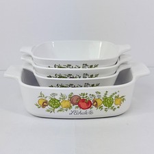 CorningWare Spice of Life L'Echalote P-41-B & A-1-B Casserole Dish Set NO LIDS picture