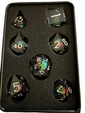 DND Holographic Skull Dice Set picture