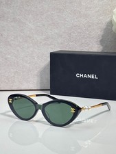 Chanel A95101 Black Green Lens Sunglasses 56□18-145 picture
