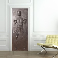 Han Solo Carbonite DOOR WRAP Decal Wall Sticker Mural Home Decor Star Wars D187 picture