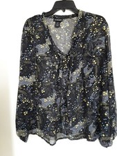 Lane Bryant  Black Polka Dot Top Size 14/16 picture
