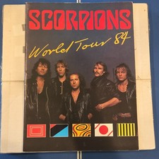 Scorpions - World Tour '84 Concert Tour Program Booklet - Music Memorabilia picture