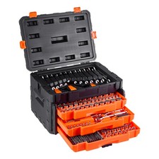 450-Piece Mechanics Tool Set and Socket Set 1/4in 3/8in 1/2 in Drive Sockets picture