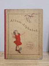 1885 Vintage French Book: Album Alphabet By E De Liphart picture