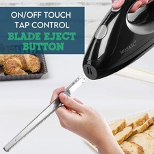Electric Knife, Electric Carving Knife with 2 Serrated 8” Stainless Steel Blades picture