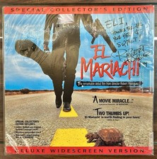 Laser Disc (cover Only) 1992 El Mariachi Signed By Director Robert Rodriguez 94’ picture