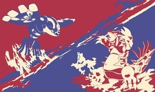 Primal Kyogre & Groudon Pokemon TCG Playmat & Office Mousepad | Pokémon TCG  picture