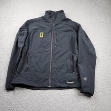 Marmot M3 Softshell Windbreaker Jacket Mens Large Black Poly Stretch Full Zip picture
