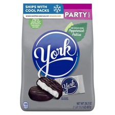 YORK Dark Chocolate Peppermint Patties, Candy Bulk Party Pack, 29.2 oz picture