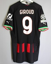 BNWT AC MILAN ITALY 2022 2023 HOME AUTHENTIC JERSEY SHIRT #9 GIROUD picture