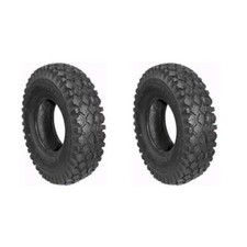 (2) Go Kart Vintage Mini Bike Tires 4.10 x 3.50-6 Stud Tire Cheng Shin CST Tires picture