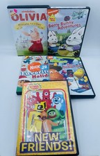 Nick Jr -Nickelodeon 5 DVD Lot-Olivia- Max & Ruby -Yo Gabba Gabba -Backyardigans picture
