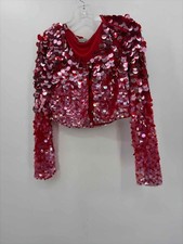 Pre-Owned Alberto Makali Red Size Medium Long Sleeve Blouse picture