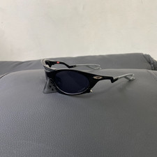 Oakley Plantaris OO9437 Polarized Sunglasses Y2K Matte Black Frames Vintage picture