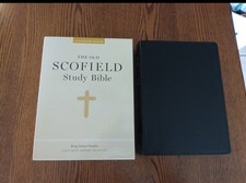 The Old Scofield® Study Bible  KJV Bk Leather Indexed 1917 notes picture
