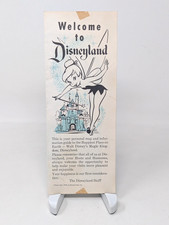 Welcome to Disneyland Guide Brochure Map Booklet 1956 Tinker Bell Vintage RARE picture