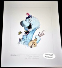 Walt Disney Legend KEN ANDERSON Signed Limited Edition 1992 Disneyland Artist picture