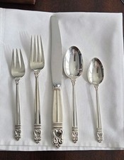 Estate Sale - International Royal Danish Sterling 5 Piece Dinner Place Setting picture