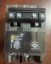 SquareD HOMT230240 30AMP & 40AMP combined 220/240 Quad Circuit Breaker Homeline picture