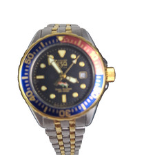 Vintage ESQ by Movado 200M Swiss Diver Two-Tone Quartz Men's Watch 100466 picture