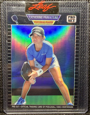 🎾 Catherine Parenteau - 37/49 - SP - 2023 Leaf Pro Set Black -  picture