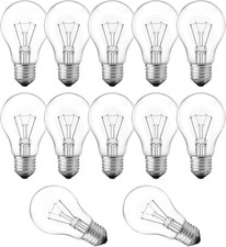 12-Pack 60 Watt Incandescent Light Bulbs, A19 E26 Incandescent Bulb picture