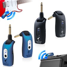 2.4GHz Wireless Guitar System Transmitter Receiver 100ft Rechargeable picture