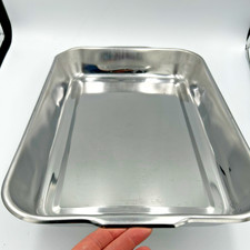 Vintage Vollrath Stainless Steel Tray 18 1/8 x 12 3/8 x 2 3/8 picture