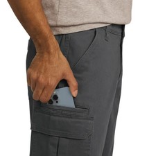 Wrangler Men's Cotton Cargo Short, Size 36 Gray picture