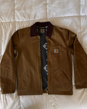 Carhartt WIP OG Detroit Jacket Hamilton Brown Southwestern Aztec Lined - Small picture