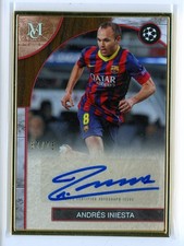 2025-26 TOPPS MUSEUM ANDRES INIESTA FIRST FRAME AUTO TURQUOISE LEGEND 67/75 picture
