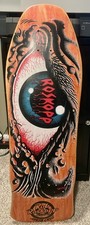 RARE NOS 1980s Santa Cruz Rob Roskopp Eye Original Skateboard Deck OG NO REISSUE picture