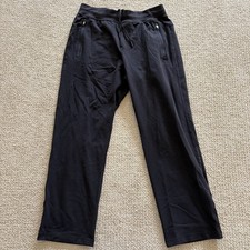 Lululemon Kung Fu Pant Mens M Black Straight Leg Athletic Pants Pockets 31 picture