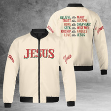 Personalized Christian Believe Like Marry Love Like Jesus Jacket picture