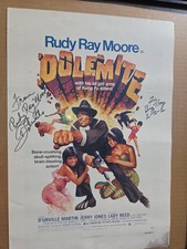 RARE SIGNED Rudy Ray Moore 