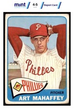 1965 TOPPS ART MAHAFFEY 446 EX MCG 5 BASEBALL PHILADELPHIA PHILLIES picture