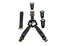 N-Fab Bed Mounted Rapid Tire Strap Universal - Gloss Black - Black Strap picture