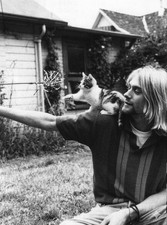 Kurt Cobain Kitty Premium Music Poster 13x19 inch picture