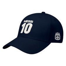 2026 Argentina Team Licensed Soccer Messi 10 Cap - Navy Color Big Logo Design picture