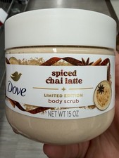Dove Spiced Chai Latte Body Scrub Vegan Moisturizing Exfoliating 15 oz picture