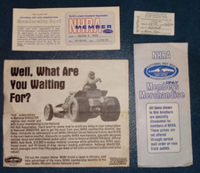 VRHTF VTG 1978 National Hot Rod Association NHRA Membership card, Membership Bro picture